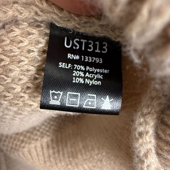 Lot of 2 POL Oversized Womens Sweaters | Peace Sign, Aztec V Neck Pullovers - Picture 8 of 14